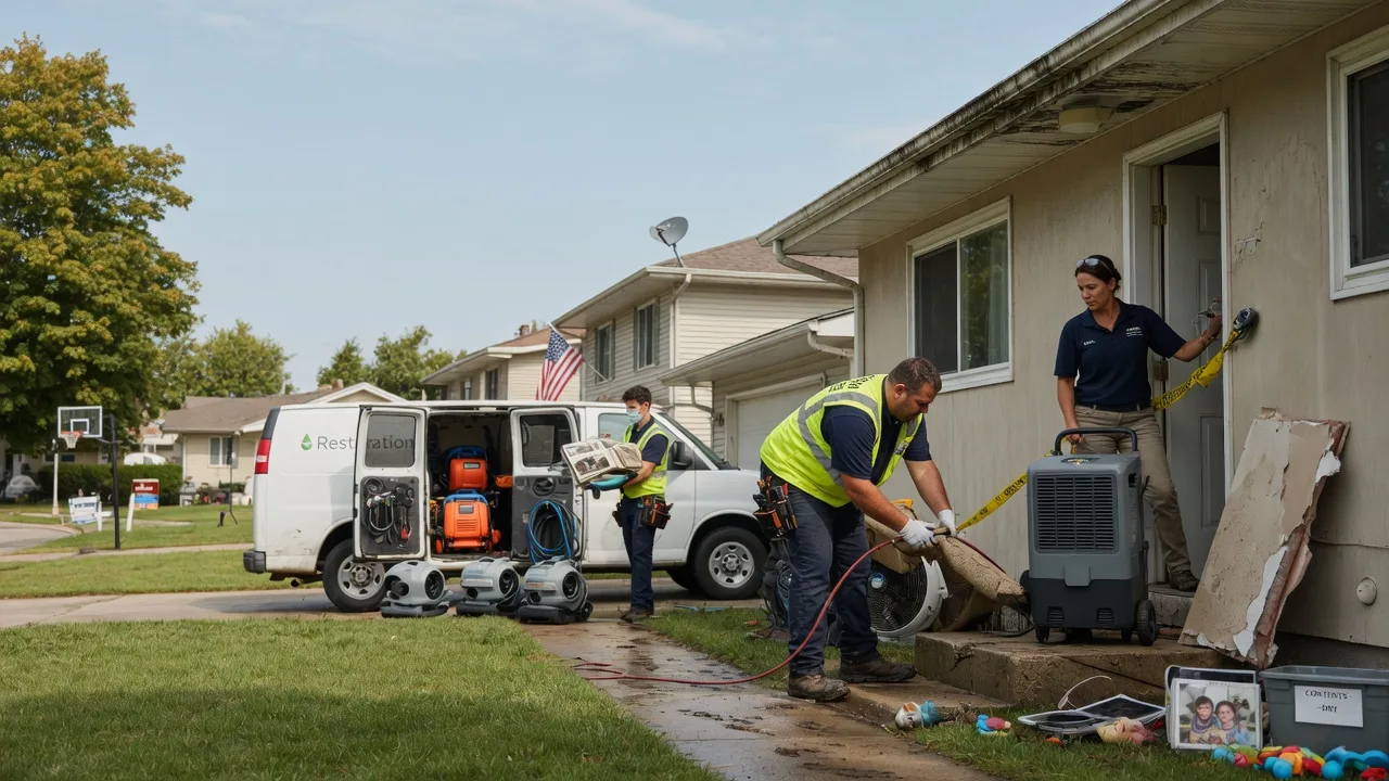 Water Damage Restoration in South Wilmington, IL near me